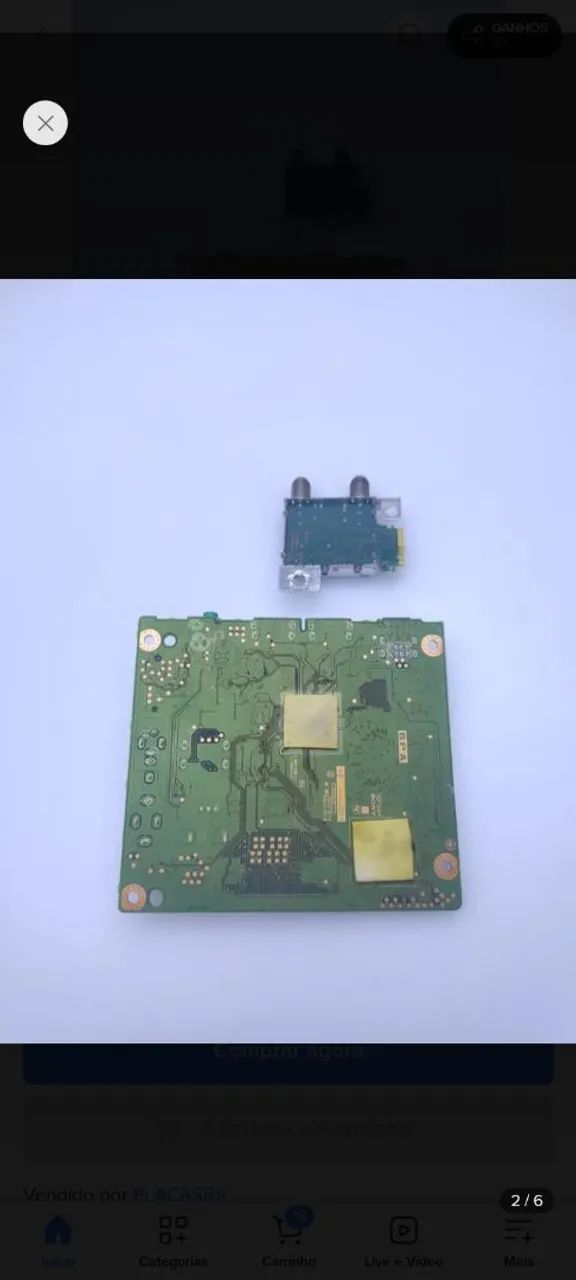 Vendo placa principal da tv Sony 43 polegadas 