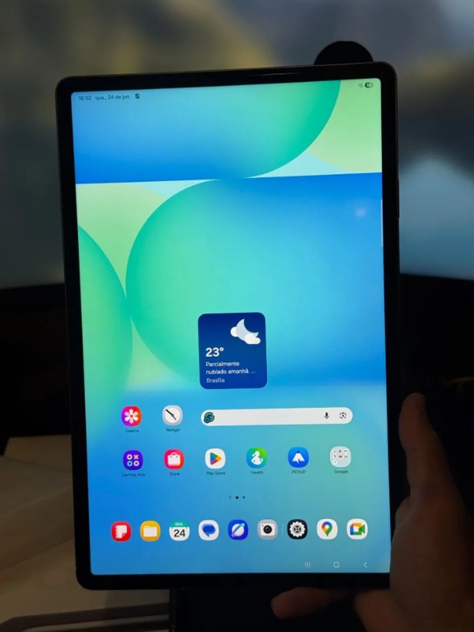 Tablet Samsung Galaxy Tab S10 FE 128GB 8GB RAM S Pen mais Capa - Foto 5