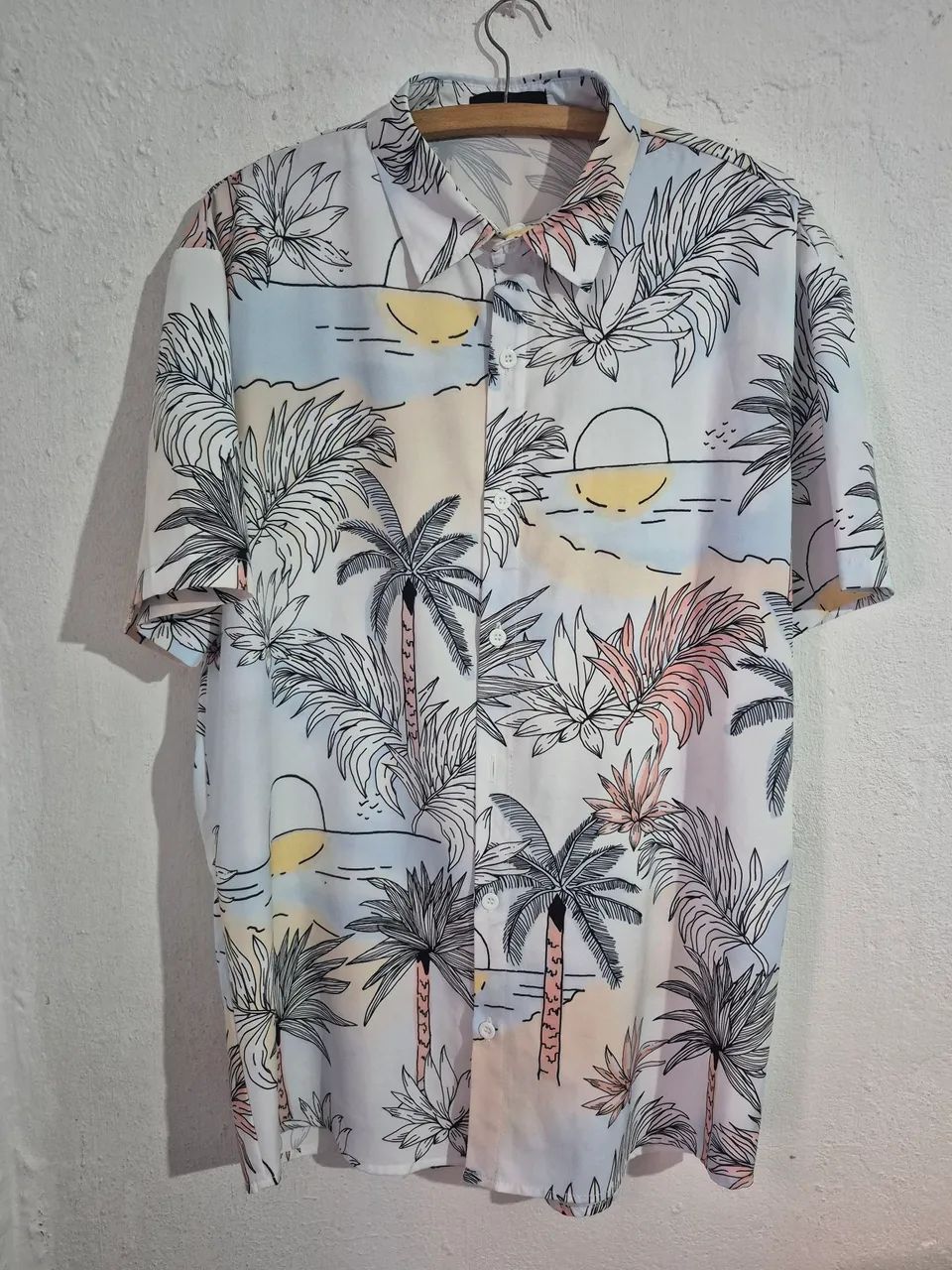 Camisa Romwe Men Shein