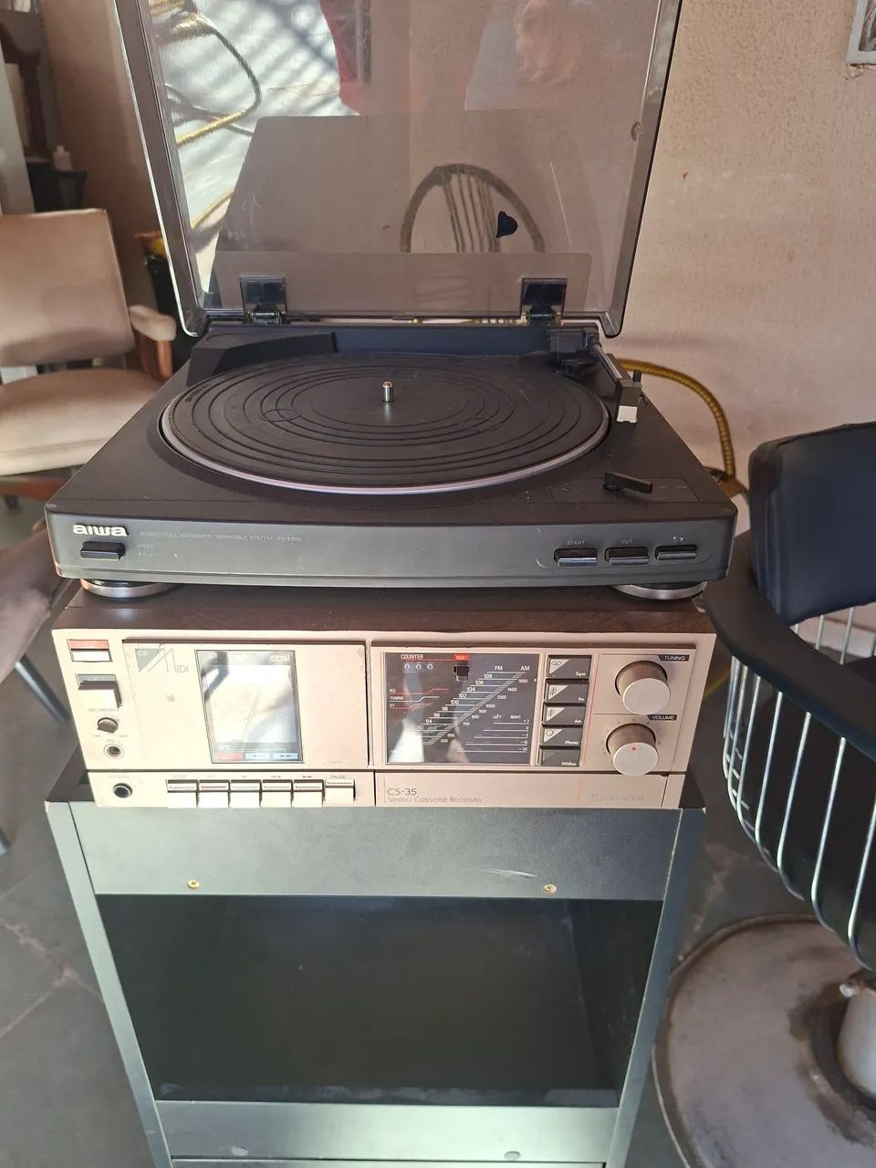 RECEIVER Gradiente e toca disco Aiwa retro - Foto 4