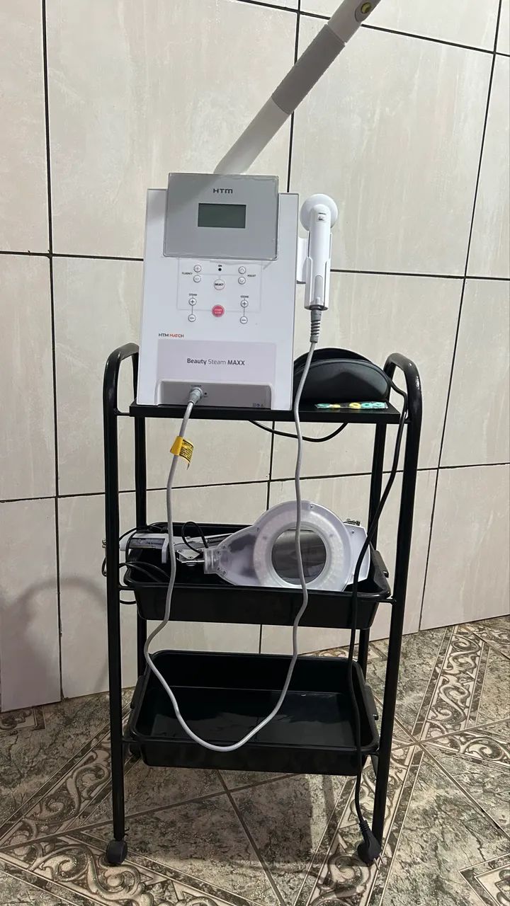 KIT COMPLETO PARA ESTÉTICA ? HTM + CARRINHO + LUPA