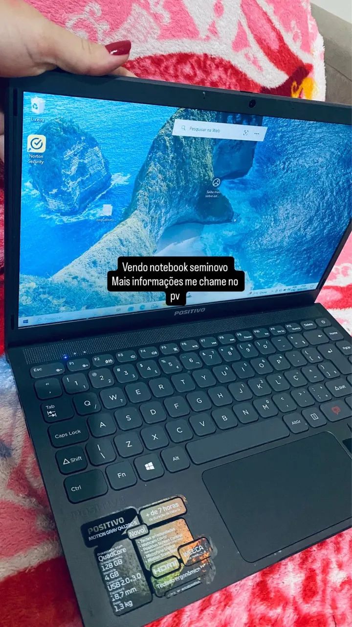 Vendo notebook Positivo