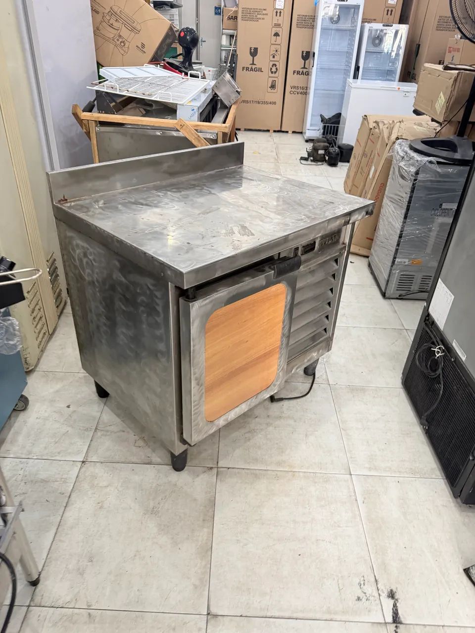 Balcão refrigerado inox 1 metro 220v - Foto 2