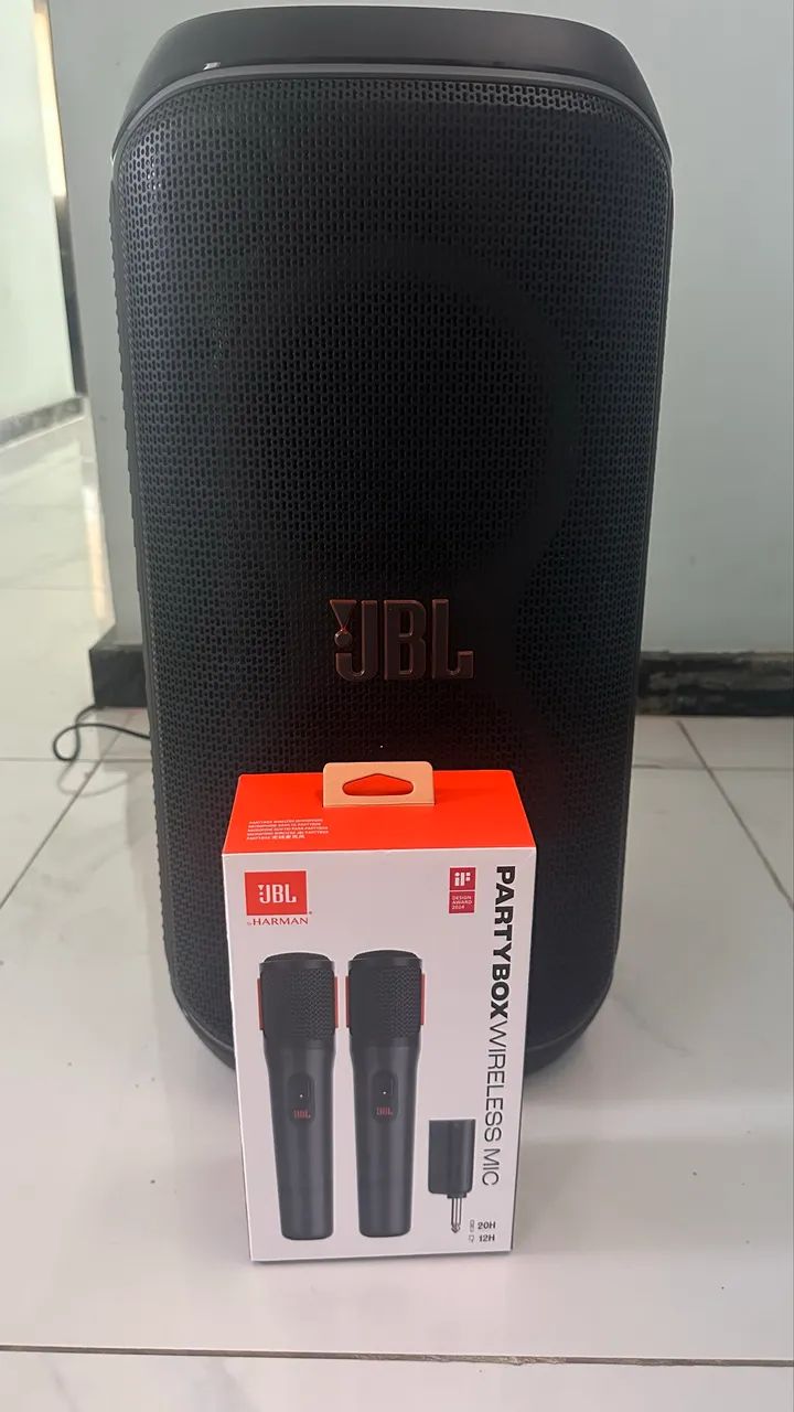 JBL PartyBox club120 com microfones 