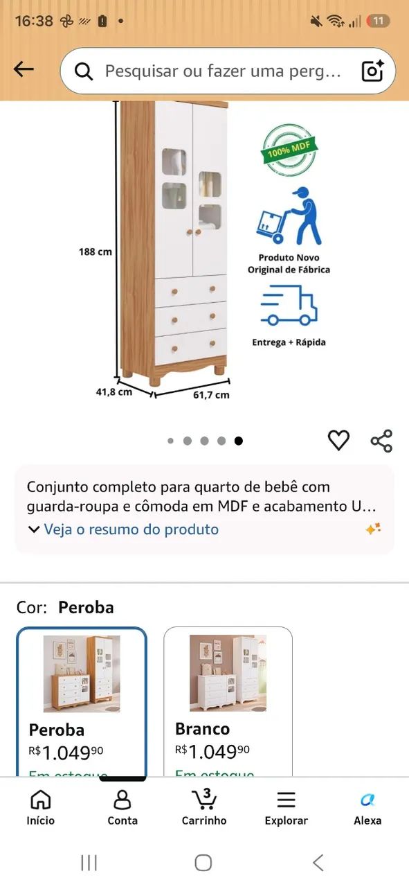 Guarda roupas  infantil  - Foto 2