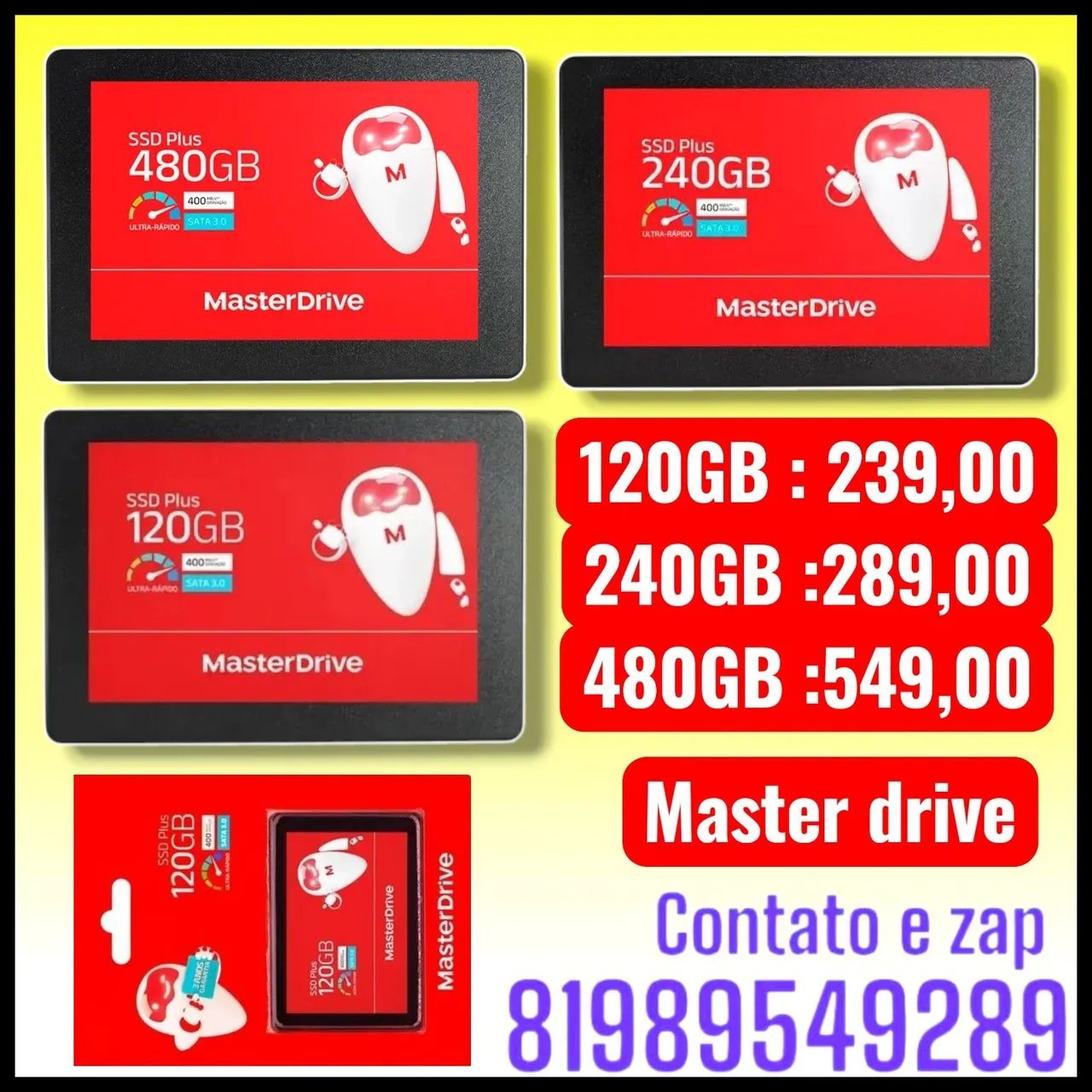 Ssd Master drive 