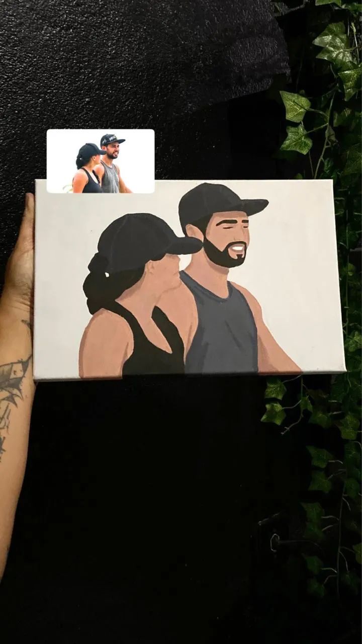 Telas personalizadas em quadros 