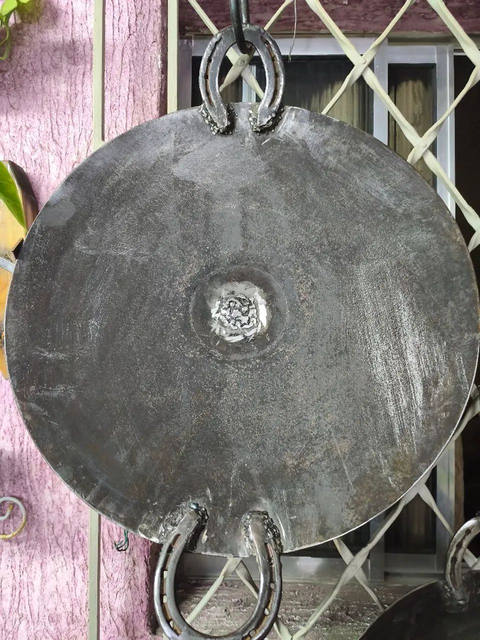 Disco de arado original com alças de ferradura