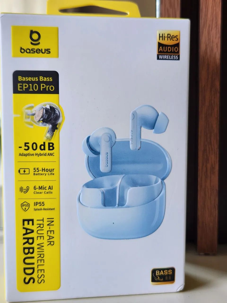 Fone Baseus Ep10 Pro ANC Azul Celeste LACRADO  - Foto 2