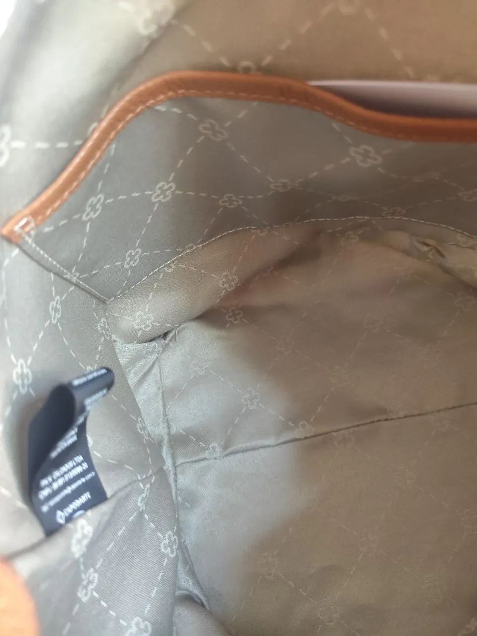Bolsa nova capodarte em couro,listrada , original. - Foto 2