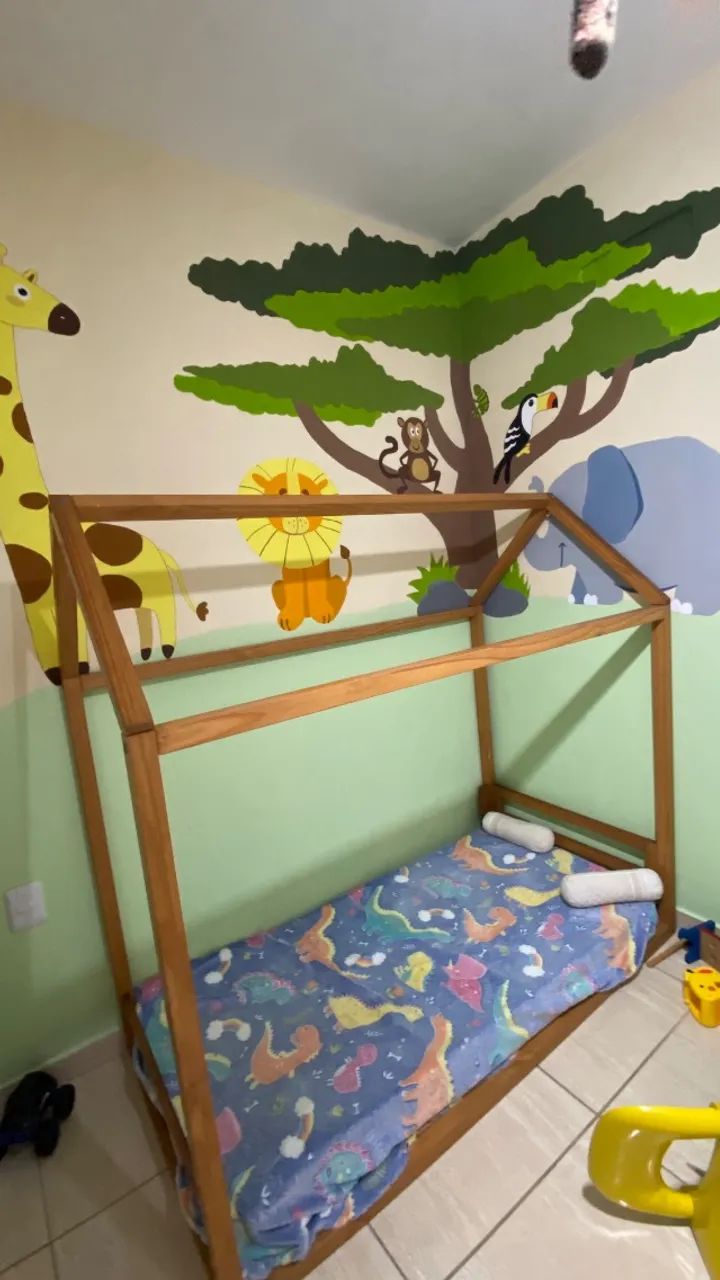 Cama montessoriana infantil + colchão  - Foto 3