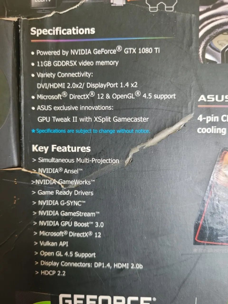 Placa de Video 1080 TI ASUS 11G - Foto 2