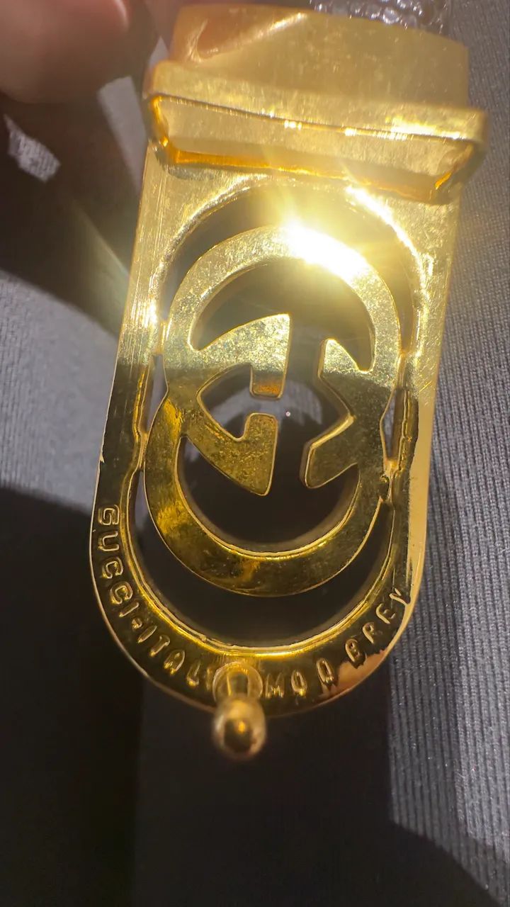 Cinto Gucci 100% original raríssimo em couro de cobra  - Foto 2