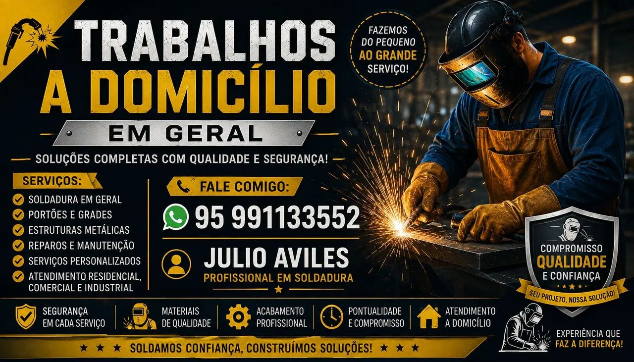 Serralheiro a domicílio 