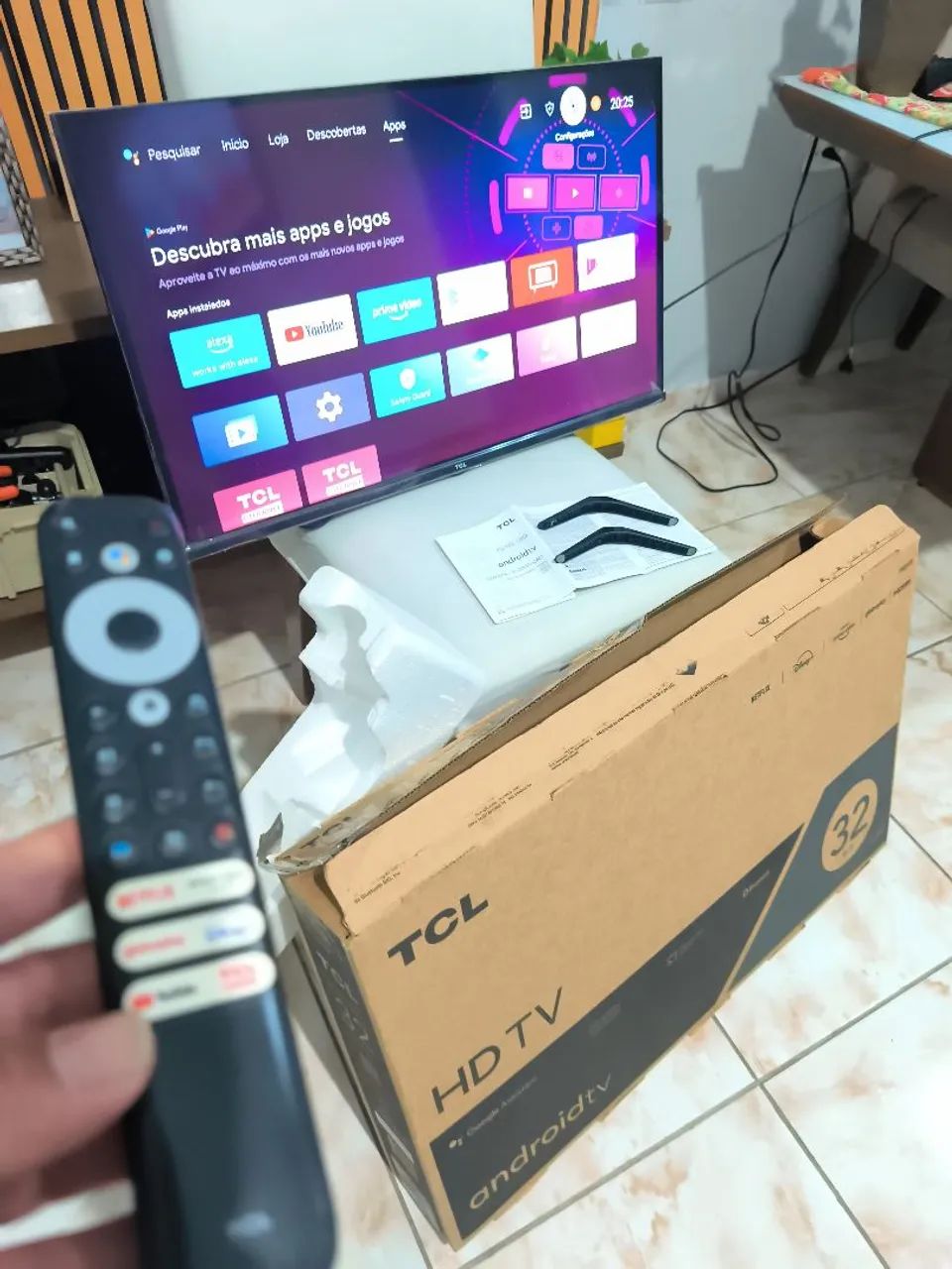 SMART TV 32 ANDROID NOVINHA AINDA  - Foto 4