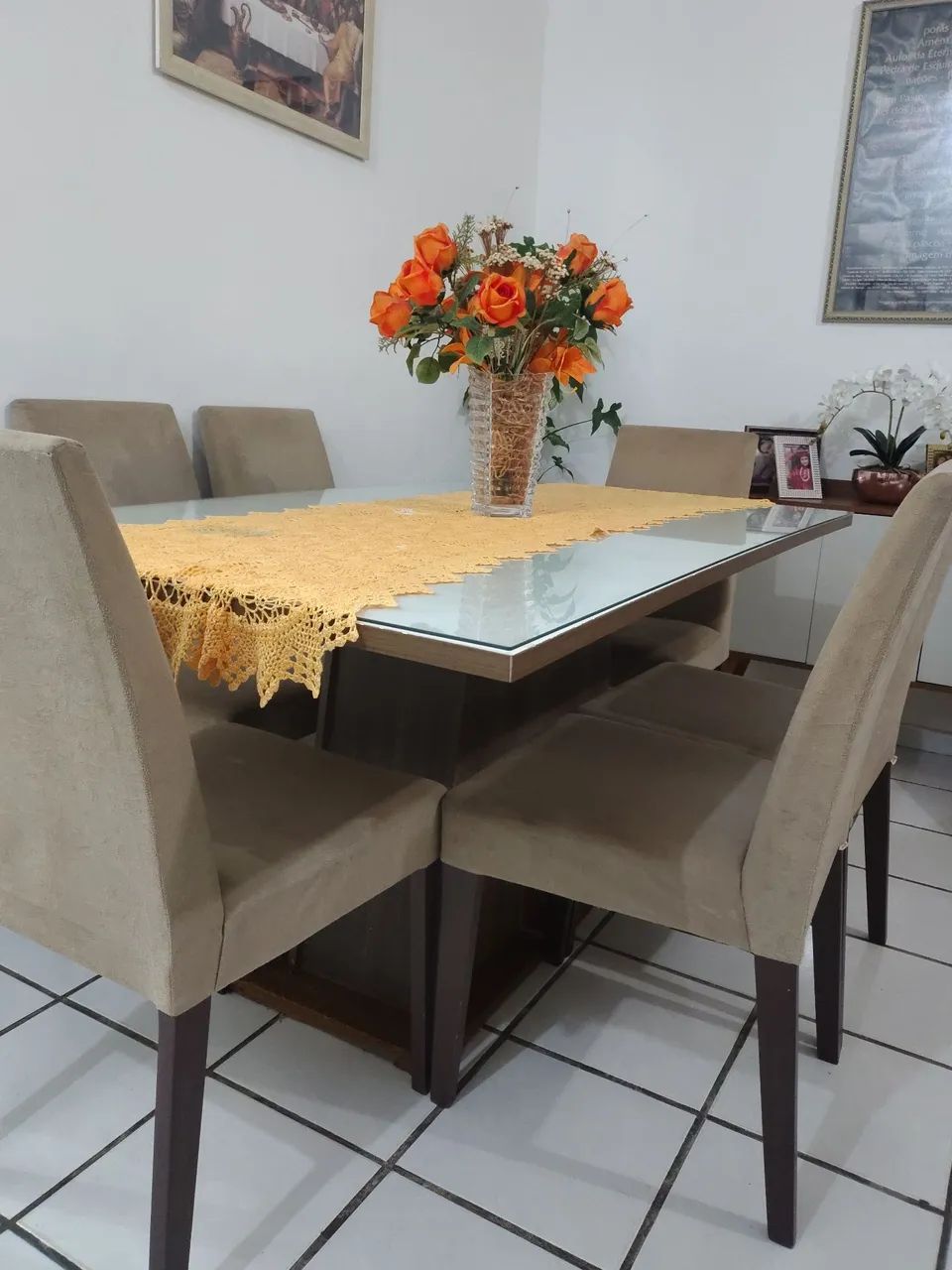 Mesa com 6 cadeiras - Foto 2