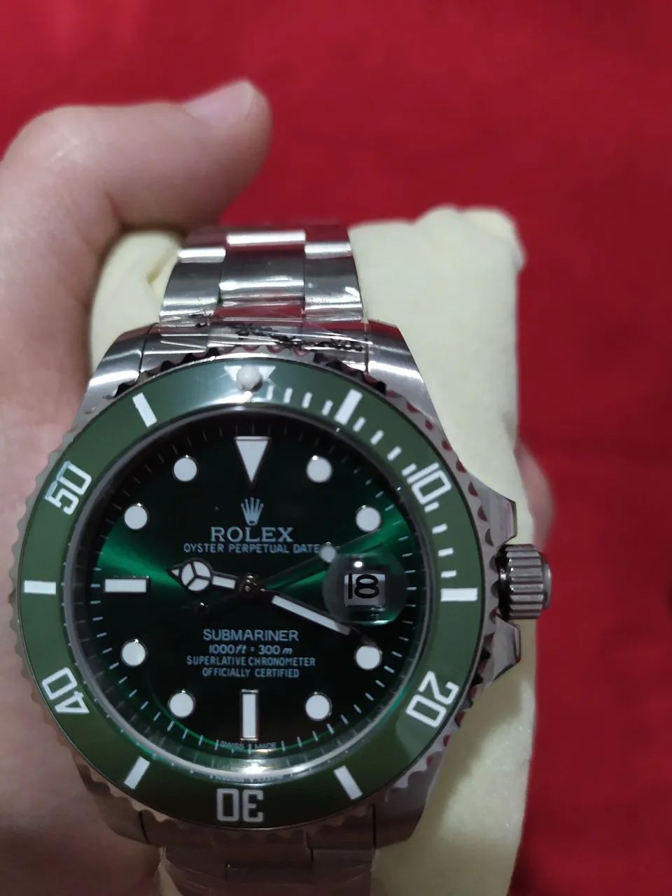 Relógio rolex submariner Hulk, automático, linha Premium AAA 