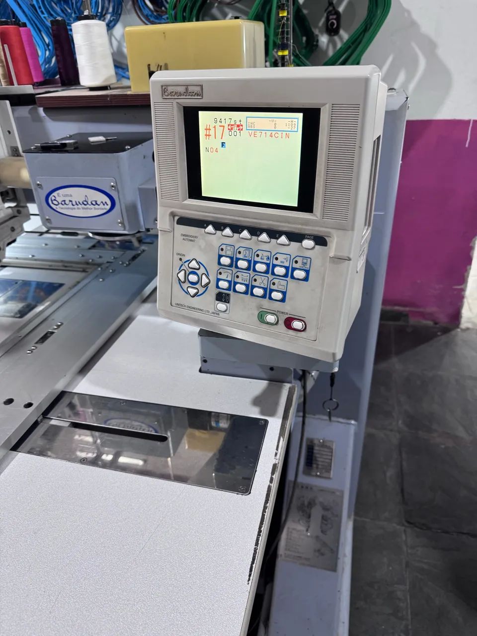 Máquina de Bordar Barudan 12 cabeças  - Foto 3