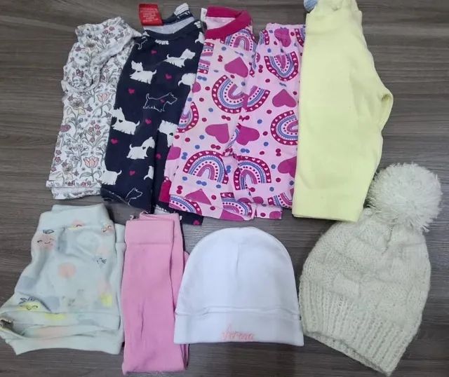 Lote de bebê menina Rn ao m - Foto 5