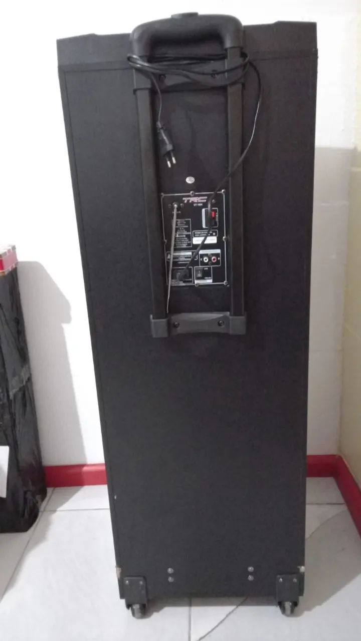 Caixa Som Amplificada 1800w Bluetooth Microfone Ct1800 Trc  - Foto 3