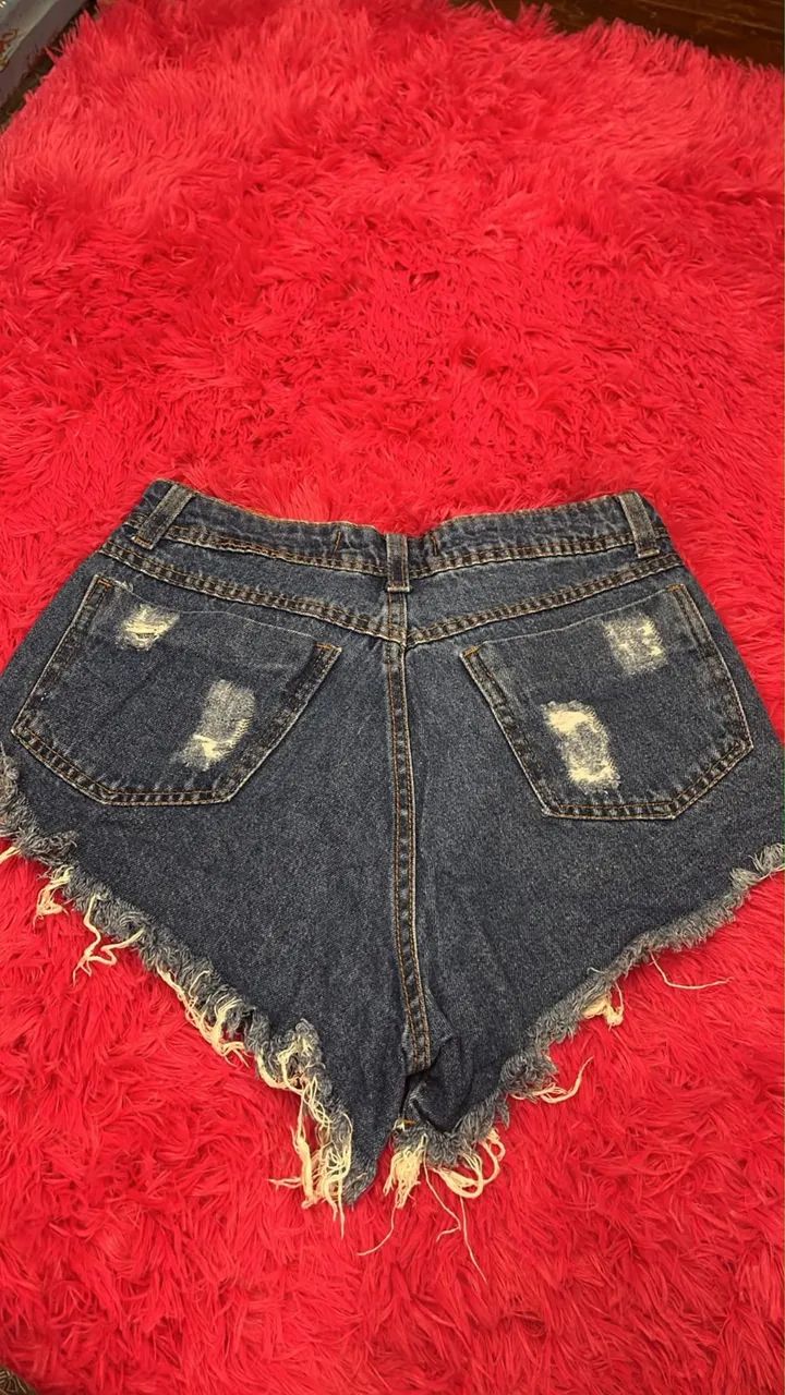 Calções Jeans 