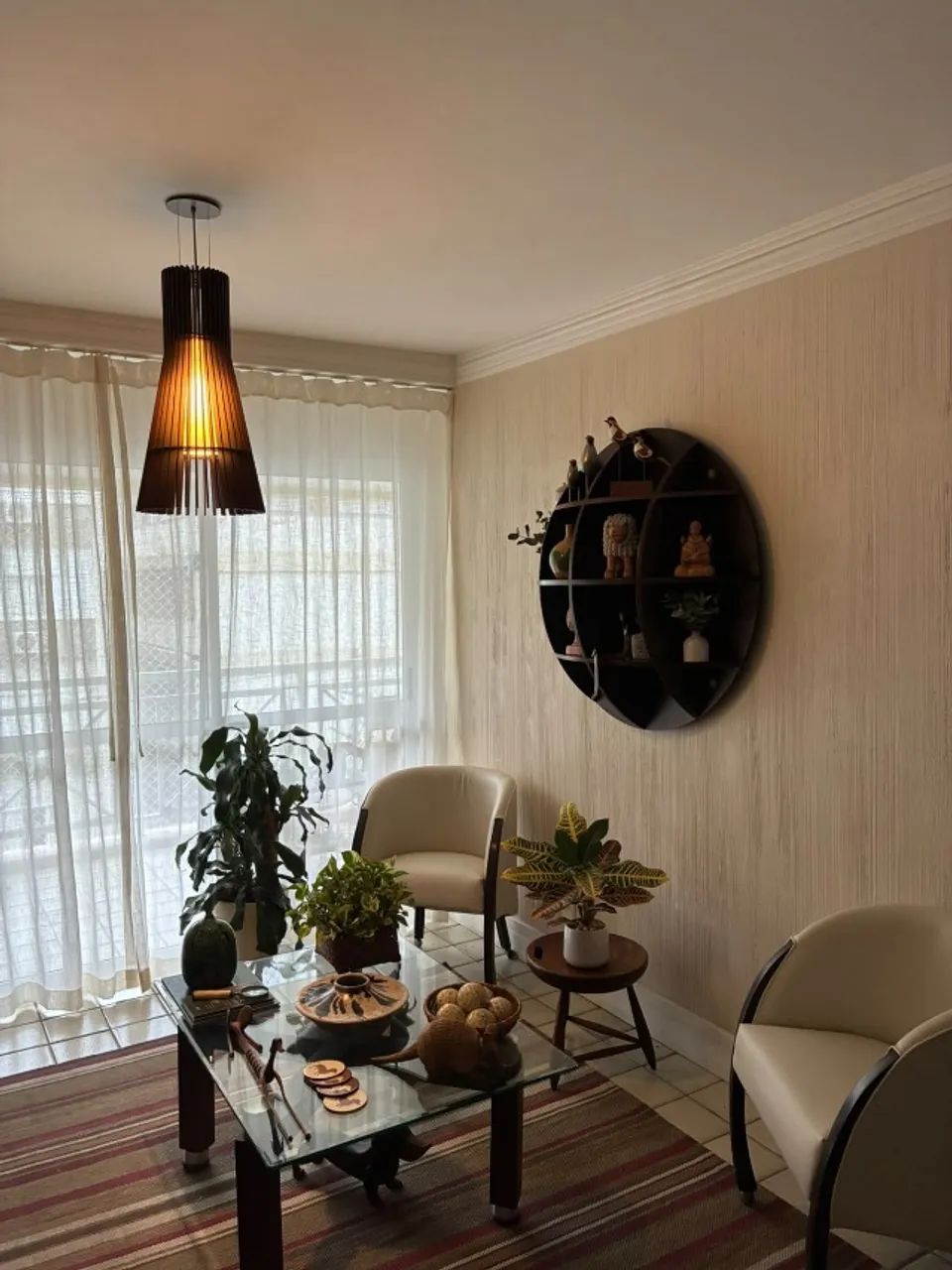 Lustre Pendente de Madeira - Foto 5