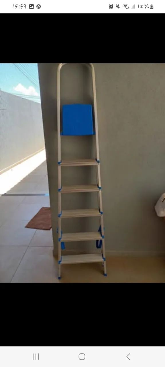 Escada de alumínio  - Foto 2