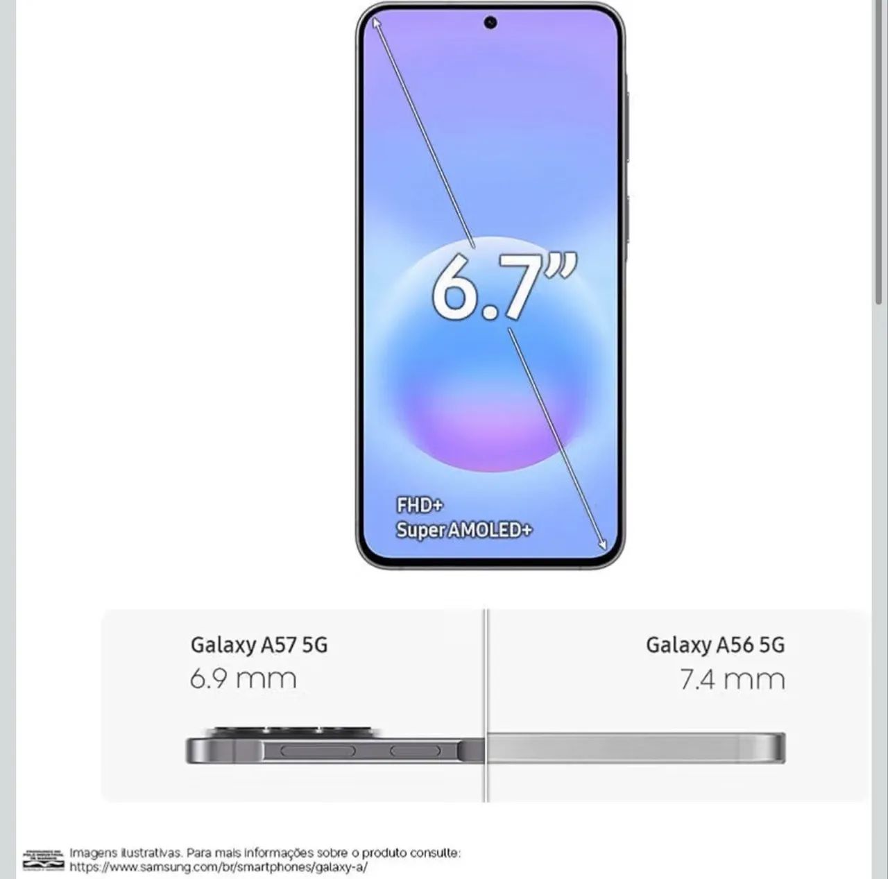 Samsung Galaxy A57 (128gb) Cinza - Foto 2