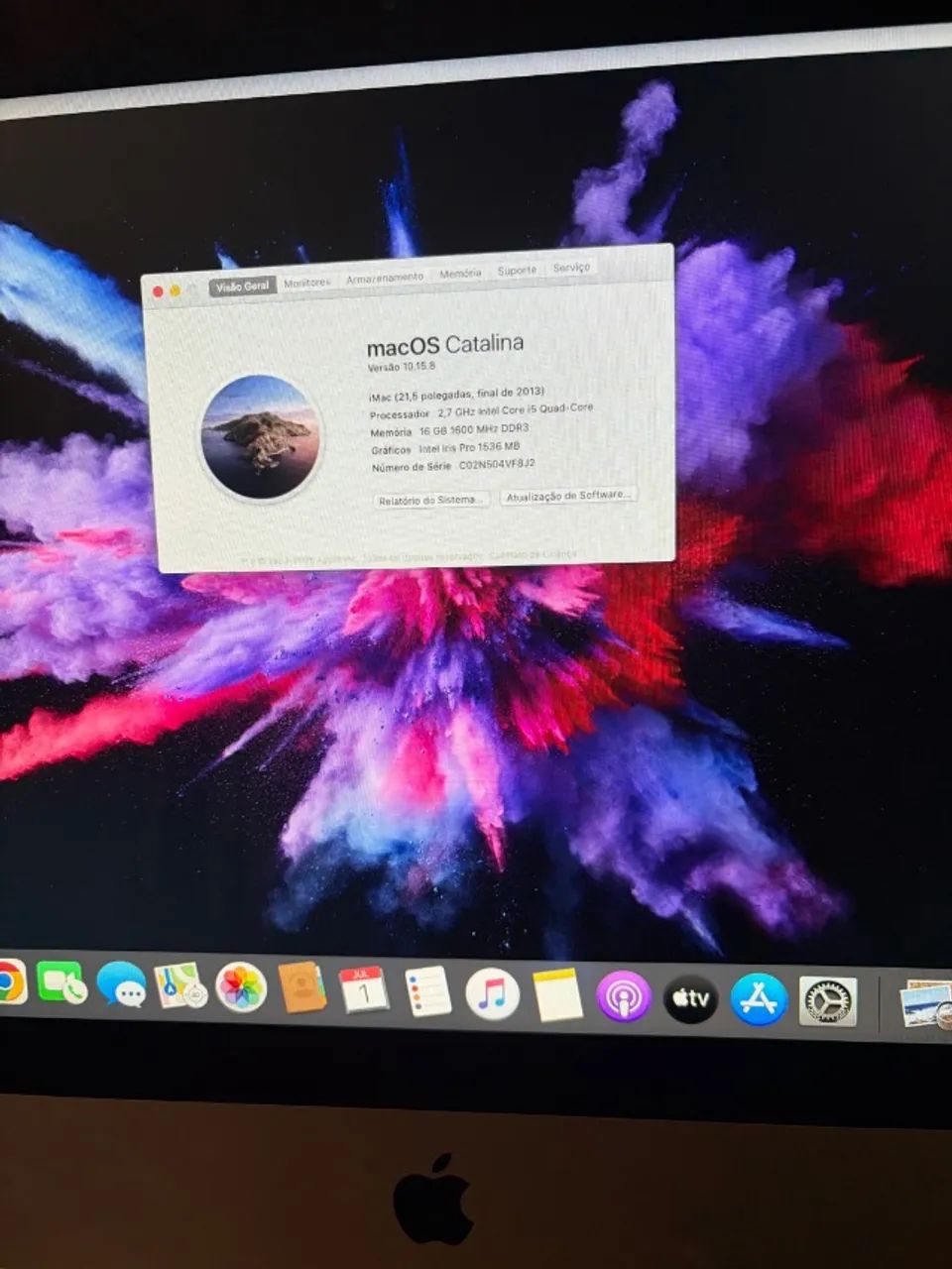 iMac 21,5" Apple - Final de 2013 | Intel Core i5 | 16 GB RAM - Foto 5