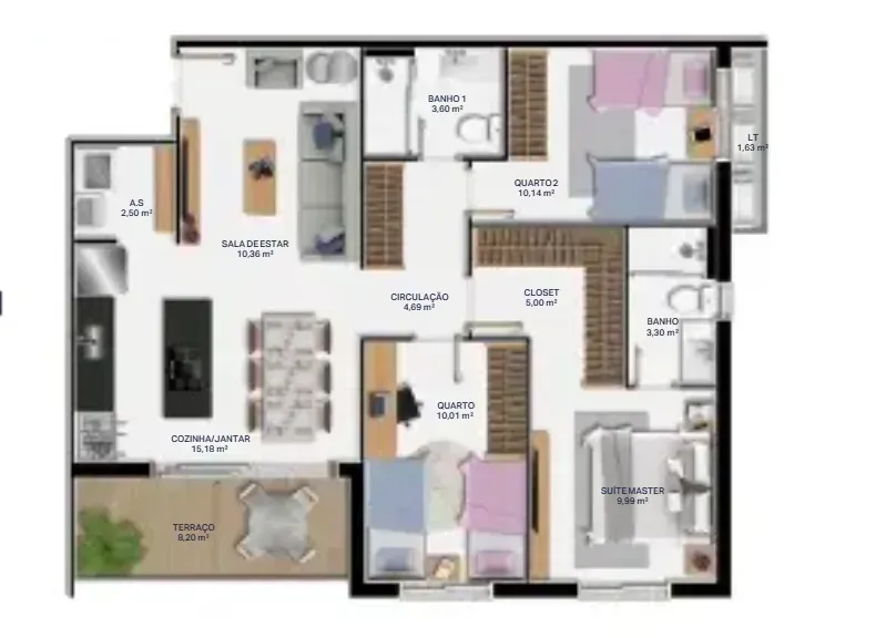 PLANTA 94m²