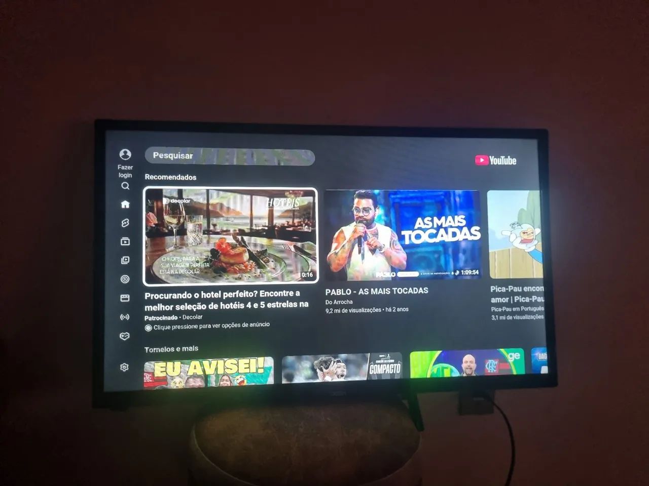 Tv smartv 32 da marca Cobia 