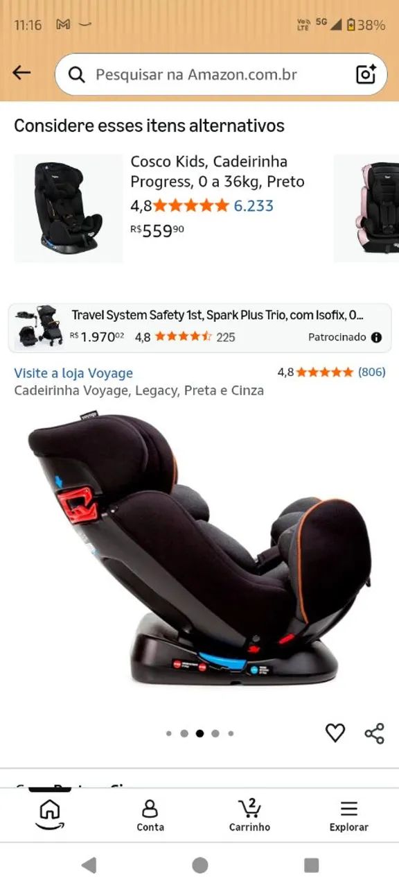 Cadeirinha Criança 