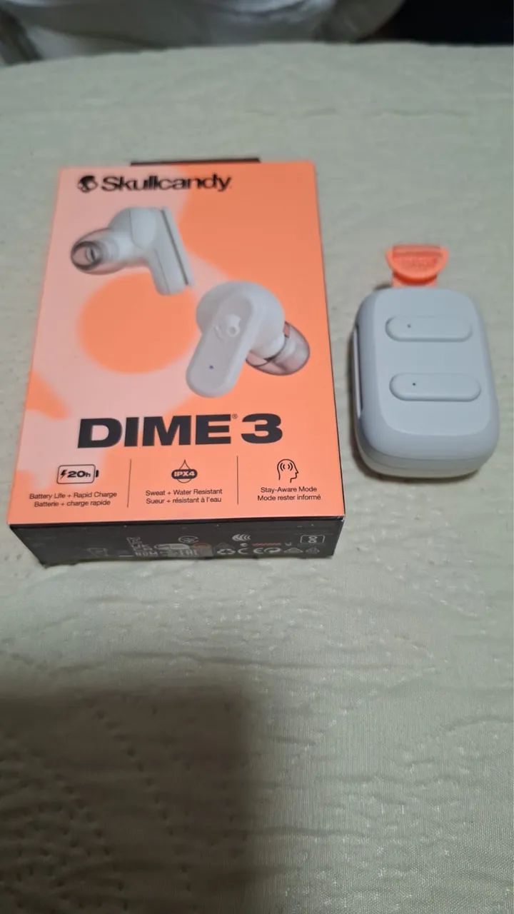 Fone Dime 3 Skull Candy Novo