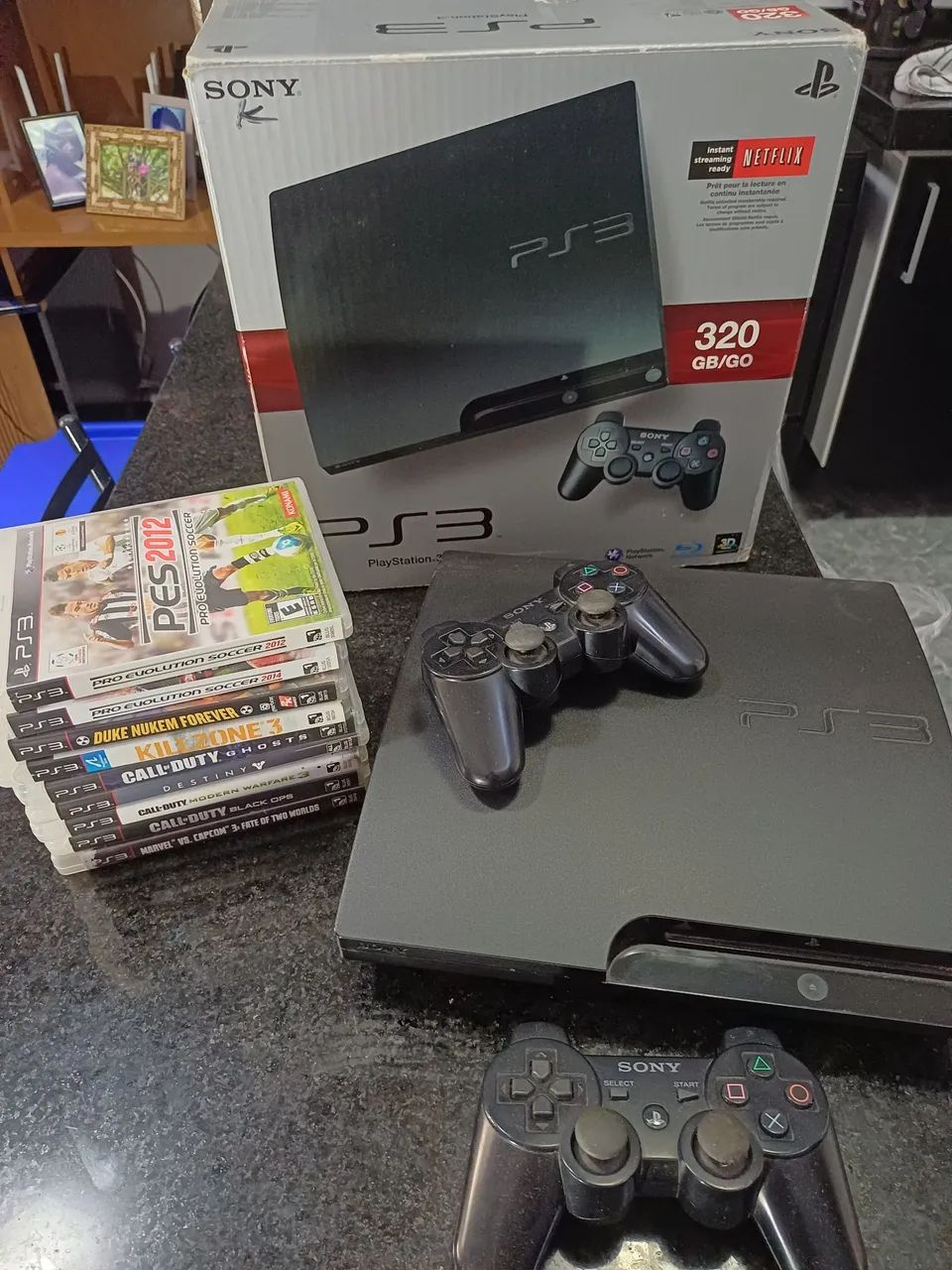 Ps3 slim 320gb + jogos