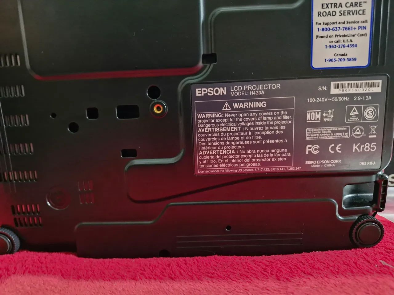 Projetor Epson PowerLite S12+ COM CABO BAG E MANUAL - Foto 5