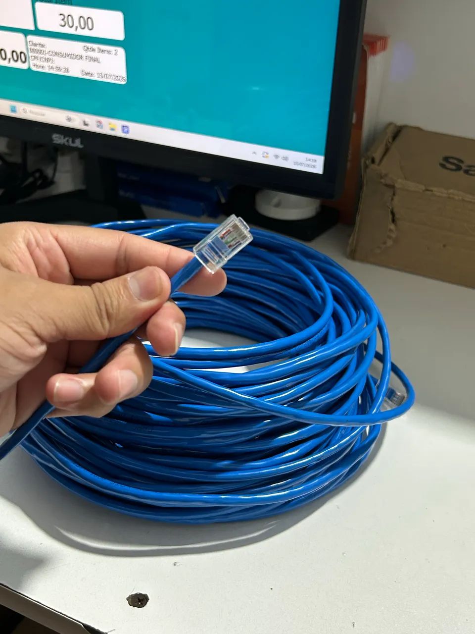 Cabo de Rede Internet 30 Metros 