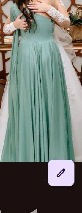 Vestido verde menta - Foto 2