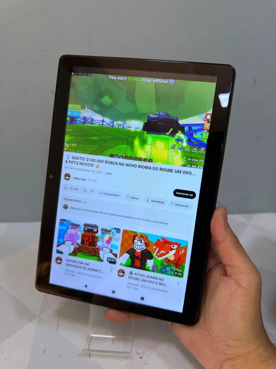 Tablet Multilaser M10 4G - 32GB Armazenamento + Capa - Foto 3