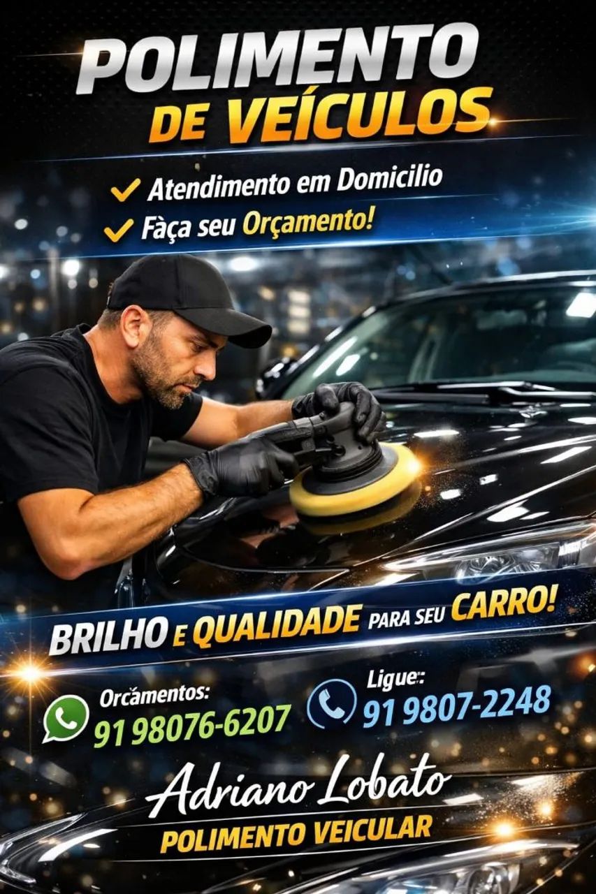Polimento automotivo a domicílio em Belém. - Foto 5