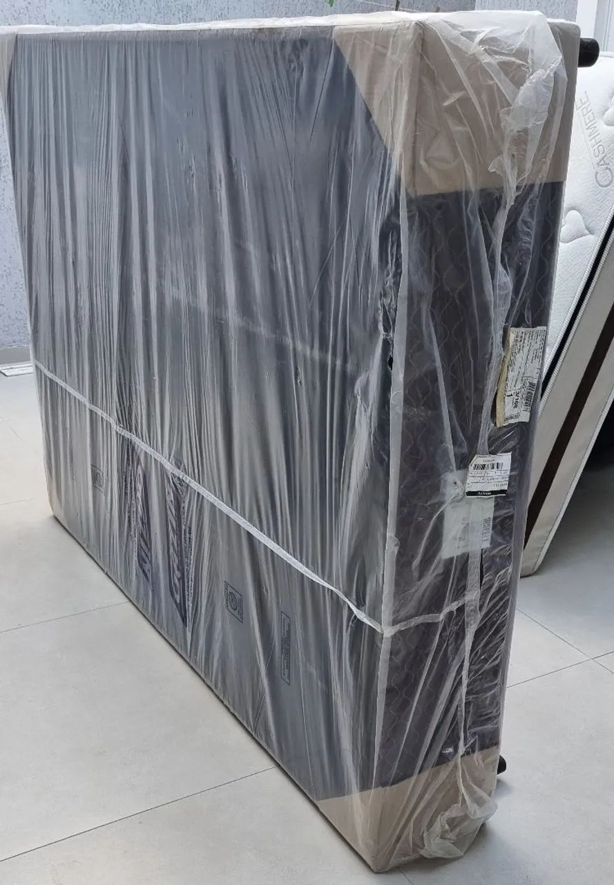Cama box casal com base 