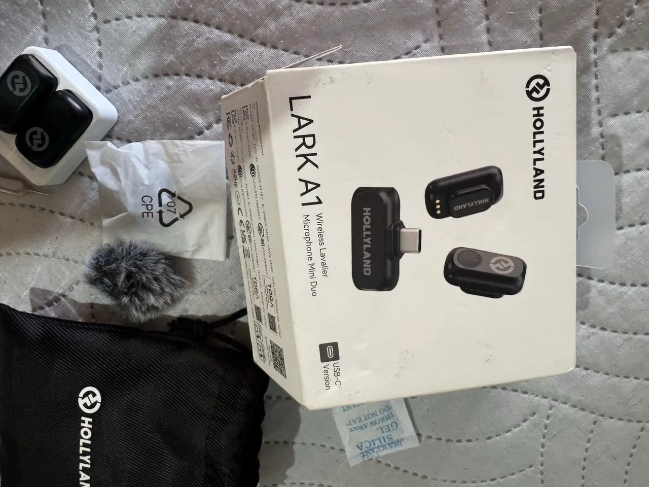 Microfone Hollyland Lark A1 Mini Duo - USB-C - Foto 2