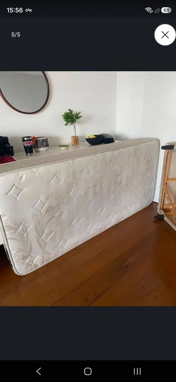 Box Solteiro + Colchão Solteiro 1,88X88 + Entrega gratis  - Foto 3