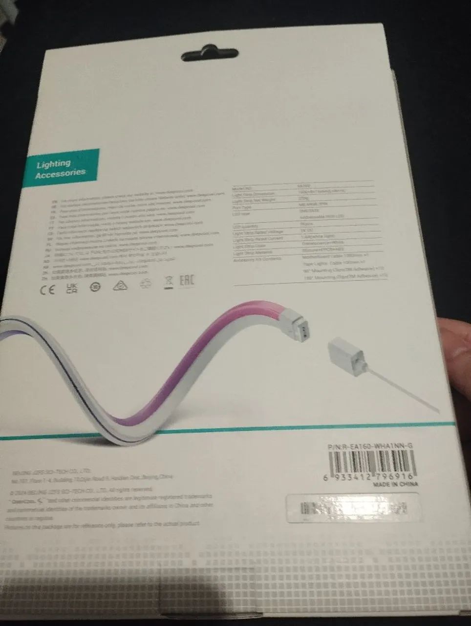 Fita Led ARGB Deepcool EA160- 1600 mm Flexível Nova! - Foto 2