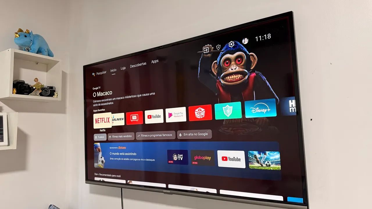 Tv smart 50 polegadas SEMP 4K UHD