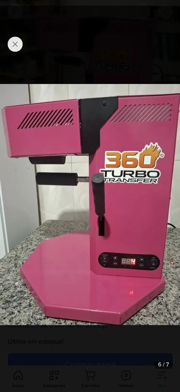 Transfer Giro Turbo 360° Painel Digital Completa - Foto 3