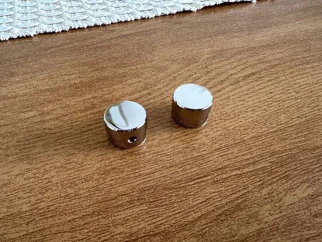 Knobs cromados Gretsch sem logo para guitarra - Foto 2
