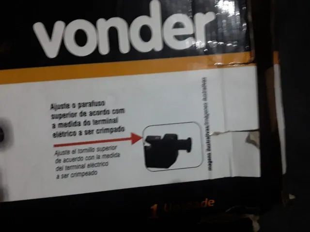 Alicate Prensa Terminal Terminais De 10 A 120 Mm Acv 120 Vonder Novo !!  - Foto 4