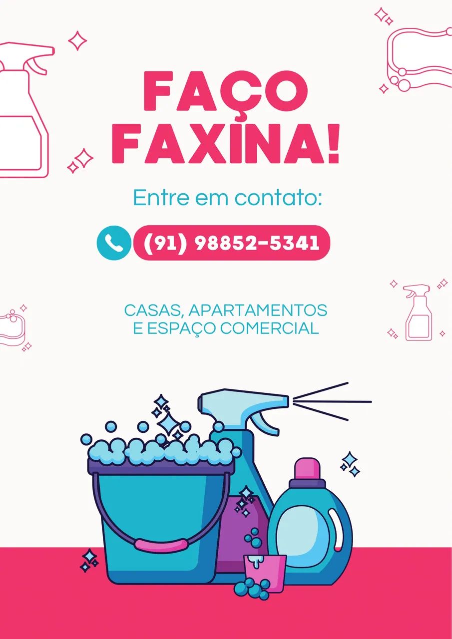 FAXINA (APENAS LIMPEZA E ORGANIZAÇÃO)