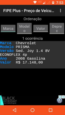 Prisma Joy 1.4 8V Sedan ano 2008 - *Carro muito econômico - Foto 7