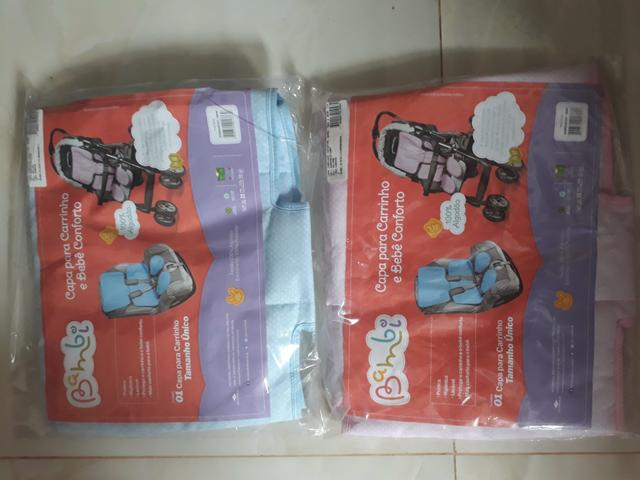 Capa para carrinho e cadeirinha - Foto 3